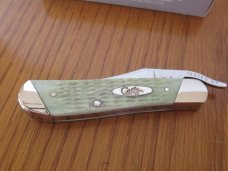 Case XX 2020 Slant Bolsters Mint Green Rogers Bone Russlock Pattern # 61953L SS