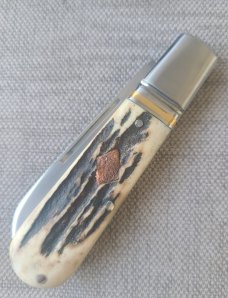 Vincenzo Balistreri Fancy Jack..3.7...Sambar Stag...Rwl34 Wharncliffe..copper accents..ringeda.slip.