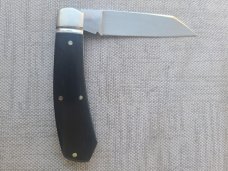 Robbie Ferreira African Blackwood with Tusk Shield Native..N690..4".. fluted bolsters ..Ostrich slip
