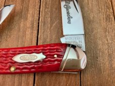 Case Classic Wharncliffe Split Backspring Whittler Red Corn Cob Jigged Bone 6355 1992
