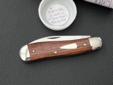 Great Eastern Cutlery 55 Hound Tooth in Bocote Wood 1 of 39 GEC 550113 NIT