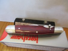 Kershaw Red Stamina Wood Double Cross Discontinued Model 4380 