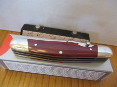 Kershaw Red Stamina Wood Double Cross Discontinued Model 4380 