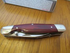 Kershaw Red Stamina Wood Double Cross Discontinued Model 4380 