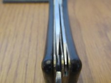 Precise Blackhawk  African Blackwood Handle Lock Back  Utility 