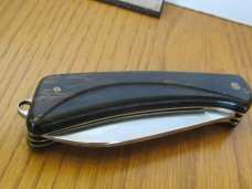 Precise Blackhawk  African Blackwood Handle Lock Back  Utility 