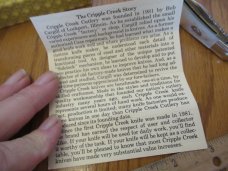Cripple Creek By Bob Cargill Pearl  1 of 150 