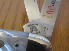 Fight'N Rooster 1991 Pearl Large Texas Tooth pick 