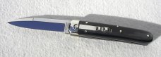 NEW 2022 AGA CAMPOLIN BARON 8" AUTOMATIC BRAZILIAN HORN CAMPOLIN, ITALY W/BOX & LEATHER POUCH