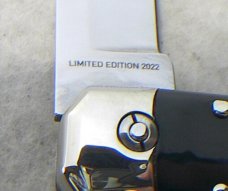 NEW 2022 AGA CAMPOLIN BARON 8" AUTOMATIC BRAZILIAN HORN CAMPOLIN, ITALY W/BOX & LEATHER POUCH