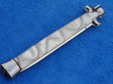 New 13" Italian Style "Mafia Godfather" Stiletto Pearl handles 