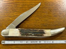 Parker Cut. Co. "Saturday Night Special" Toothpick Knife w/Stag Scales