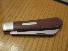Great Eastern 2019 Natural Canvas Micarta Ram Foot Pattern # 933119