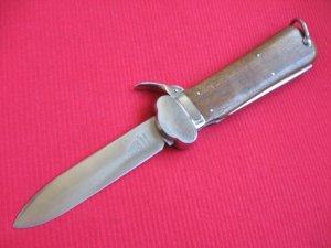 Vintage German FALLSCHIRMJÄGER Luftwaffe Type 1A World War ll PARATROOPER Gravity Knife