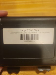 COBRATEC LARGE CTK- BLACK OTF