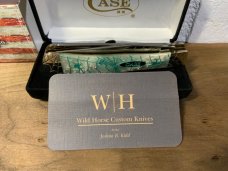 Case XX 9254 Wild Horse Copper & Aqua Woodland Widow 2018 Trapper