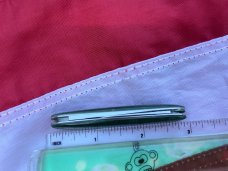  J A Henckels, 2 Blade Pen Knife with Green JADE? Handles