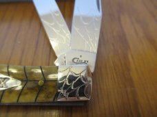 Case XX Wild Horse Customs Antique Bone Woodland Widow Trapper 1 of 25 