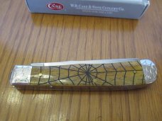 Case XX Wild Horse Customs Antique Bone Woodland Widow Trapper 1 of 25 