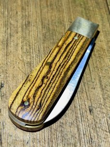 Michael May Classic Sheffield Barlow with a Wharncliffe Blade and Becote scales