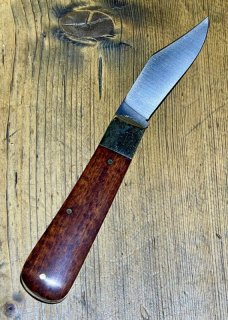 Michael May Classic Sheffield Barlow with Clip Point Blade and Ebony scales