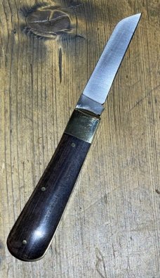 Michael May Lambsfoot Knife with Ebony scales, hand made in Sheffield England 