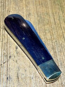 Michael May Lambsfoot Knife with Ebony scales, hand made in Sheffield England 
