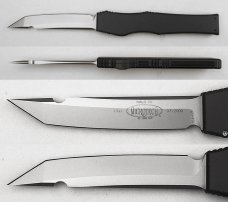 Microtech HALO III  w/ plain-edge blade, vintage collector-grade knife, New In Box, flawless, c.2000