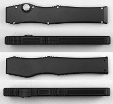 Microtech HALO III  w/ plain-edge blade, vintage collector-grade knife, New In Box, flawless, c.2000