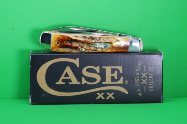 Case XX™ 6.5 Bonestag Mini Trapper Stainless Pocket Knife 65305 Case XX™ 6.5 Bonestag Mini Trapper Stainless Pocket Knife 65305