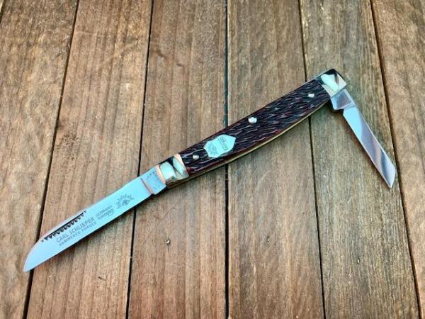 German Eye by Carl Schlieper Half Congress Brown Jigged Bone German Eye by Carl Schlieper Half Congress Brown Jigged Bone