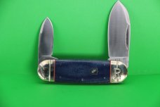 Rough Ryder Denim Micarta Large Toenail Folding Knife