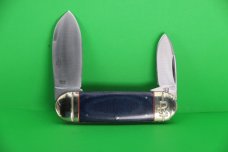 Rough Ryder Denim Micarta Large Toenail Folding Knife