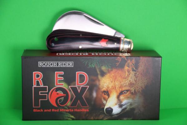 Rough Ryder Red Fox Hawkbill Folding Knife RR2295