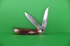 Rough Rider 043 Copperhead Folding Pocket Knife with Jigged Bone Handle