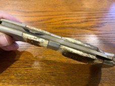 Parker & Son M-1467 Giant Lockback Knife w/Stag Scales Japan