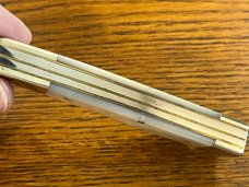 Fight'n Rooster Ltd Ed 1981 "Kotton Country Knife Collector" Gunstock Knife w/MOP Scales SN#020 Germ