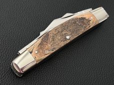 Fightin Bull Wendell Carson Congress in Mammoth Bark Ivory / Schatt & Morgan made in the USA NIB
