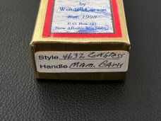 Fightin Bull Wendell Carson Congress in Mammoth Bark Ivory / Schatt & Morgan made in the USA NIB