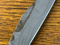 Parker-Edwards 14231D Folding Pocket Knife w/Damascus Blade & Smooth Bone Scales