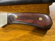 02 Parker-Edwards Spear Point Hunting Knife w/Stainless Steel Blade & Pakkawood Scales A018S  