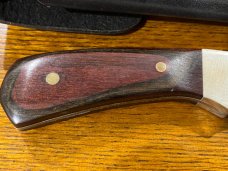 02 Parker-Edwards Spear Point Hunting Knife w/Stainless Steel Blade & Pakkawood Scales A018S  