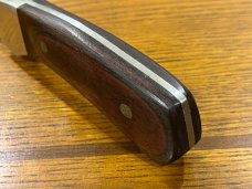 02 Parker-Edwards Spear Point Hunting Knife w/Stainless Steel Blade & Pakkawood Scales A018S  