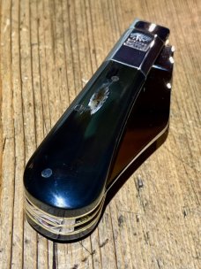 Taylor's Eye Witness Premium Custom made Twin Blade Barlow with Clip & Pen blades in Buffalo Horn