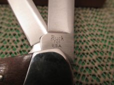 Buck in English Script Mustang Model # 701