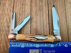 Case Classic Split Backspring Fiddleback Whittler India Stag 1994