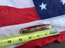 Case xx 2000 "Old Red" Trapper (MDL# 6254) Knife w/ Great Red Bone Handles -NOS and Mint