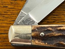 Fight'n Rooster Ltd Ed 1980 "Tennessee Kentucky Knife Collector" Stockman w/MOP Scales SN#067 German