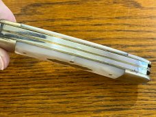 Fight'n Rooster Frank Buster Ltd Ed 1986 International Cutlery Club 4-Blade Canoe Knife w/MOP Scales