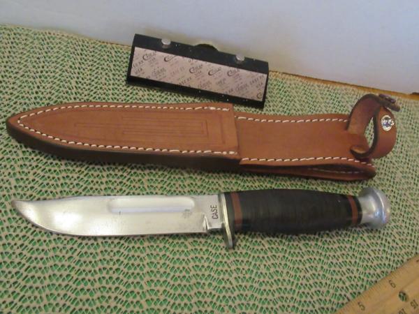 Case XX Era Leather Handled EDC Fixed Blade Pattern # 364 SAB Case XX Era Leather Handled EDC Fixed Blade Pattern # 364 SAB